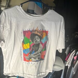 White biggie smalls T-Shirt